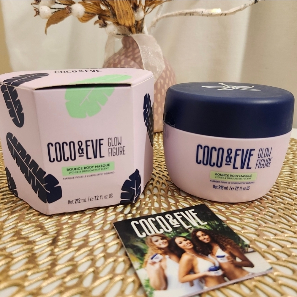 Coco & Eve Glow Figure Bounce Body Mask, Skin Tightening Mask For Cellulite BNIB